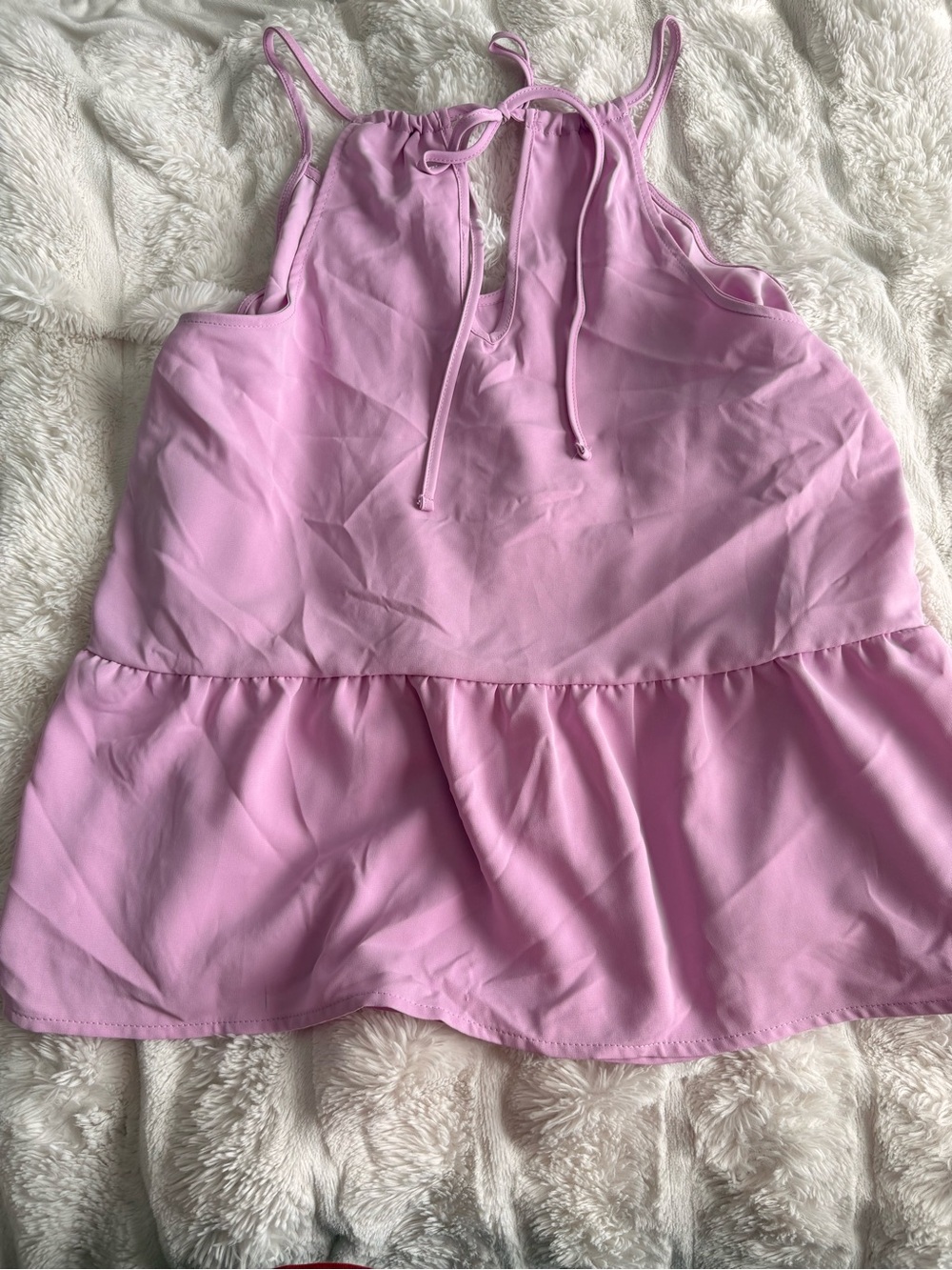 Olive & Oak Light Pink Tie-Back Tank - Picture 3 of 3